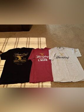 Yuengling American Oldest Brewery Graphic T-shirt Lot Of 3 Men Size Large